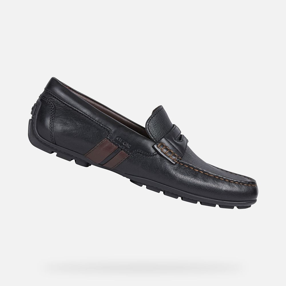 Mocassins Geox Homem Pretas - Moner - FRDBJ0985